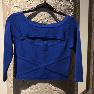 Bebe Bodycon crop top